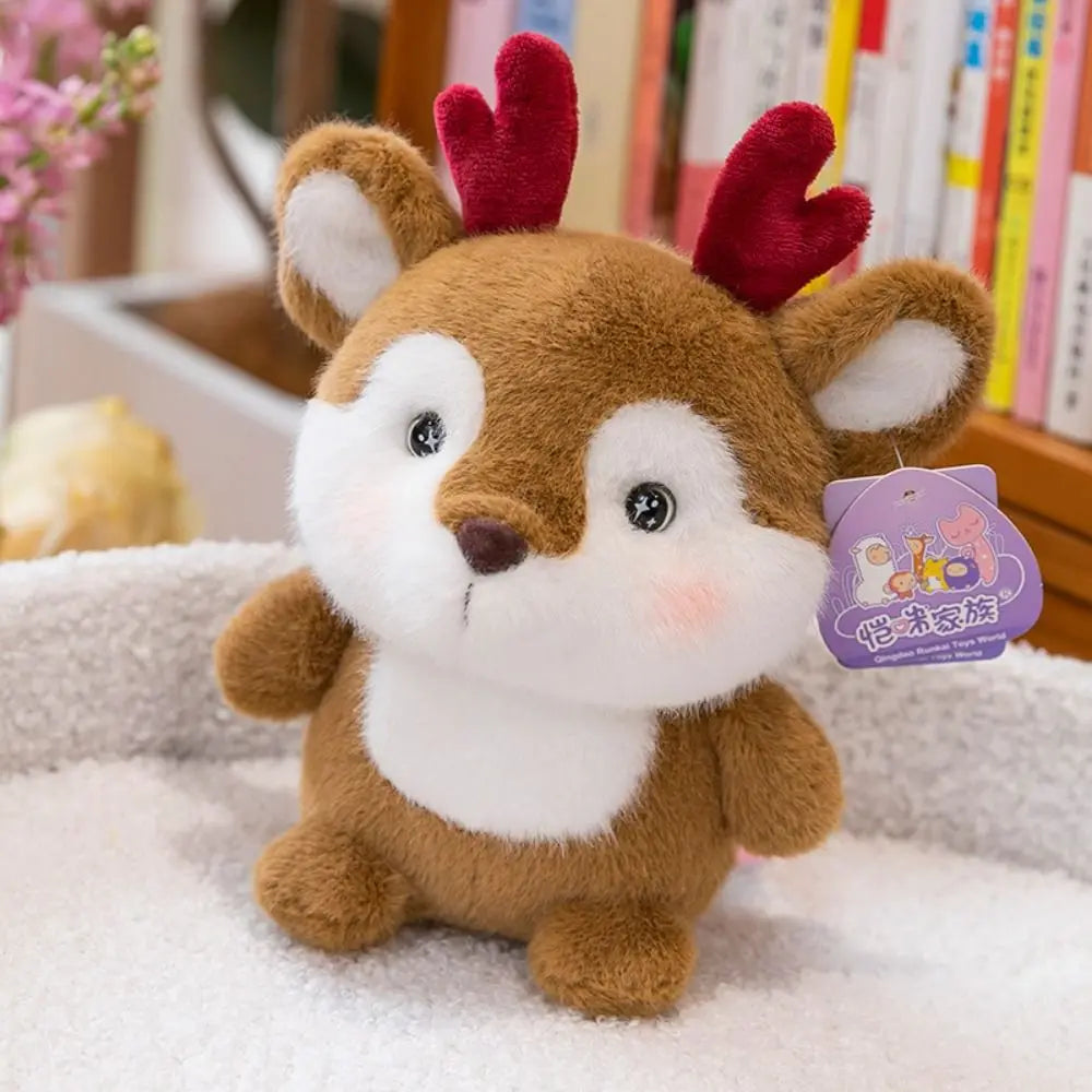 Niedliche 16 cm große Plüsch-Begleiterpuppe, Capybara-Elefant, Stofftier, Kissen, Plüschbär, Tier-Plüschtier, Schlafgeschenk