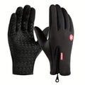 Winterhandschuhe für Männer und Frauen, Touchscreen, warm, Outdoor, Radfahren, Fahren, Motorrad, kalte Handschuhe, winddicht, rutschfeste Handschuhe