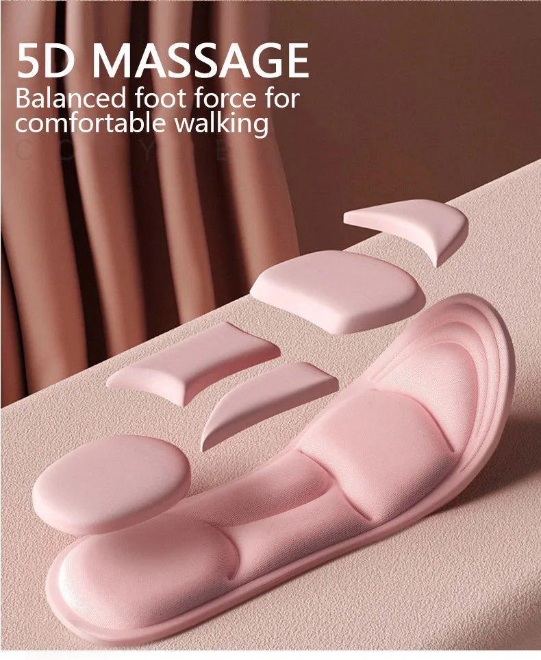 5D Massage Memory Foam Einlegesohlen Für Schuhe Sohle Atmungsaktive Kissen Sport Lauf Einlegesohlen Für Füße Orthopädische Einlegesohlen