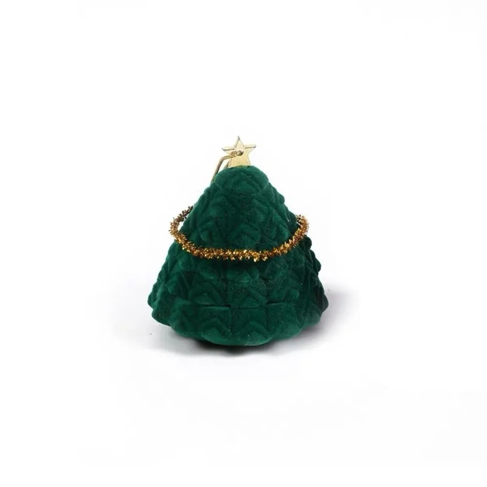 Weihnachten Glocke Weihnachten Schmuck Box Schneemann Hochzeit Weihnachten Baum Ornament Anti-kollision Strömten Santa Claus Ringe Box Geschenke