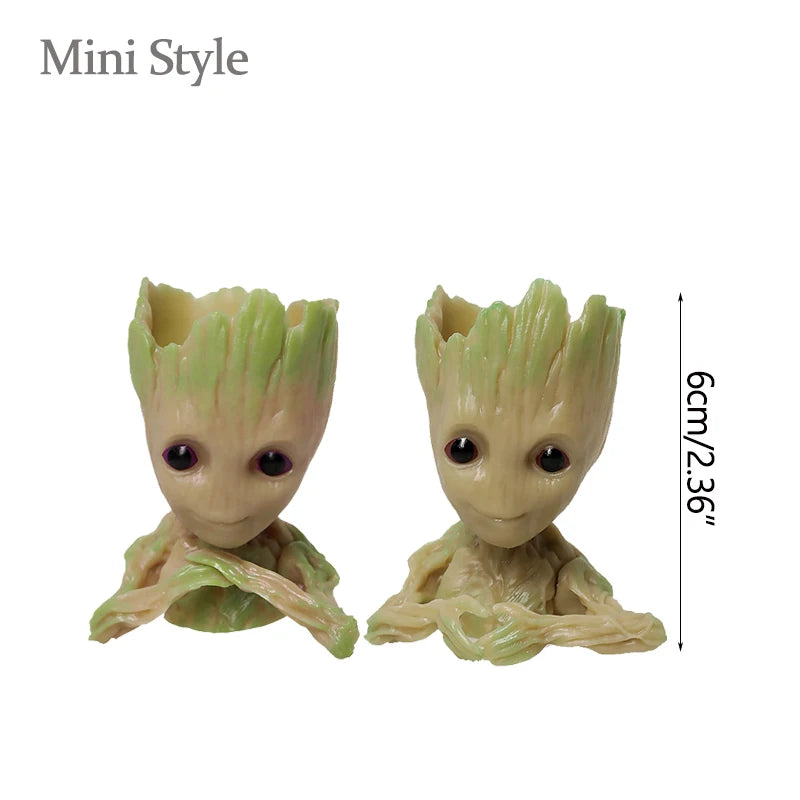Home Dekoration Handwerk Miniatur Modell Büro Desktop Display Cartoon Groot Figuren Handwerk Dekor Baum Mann Ornament 5CM