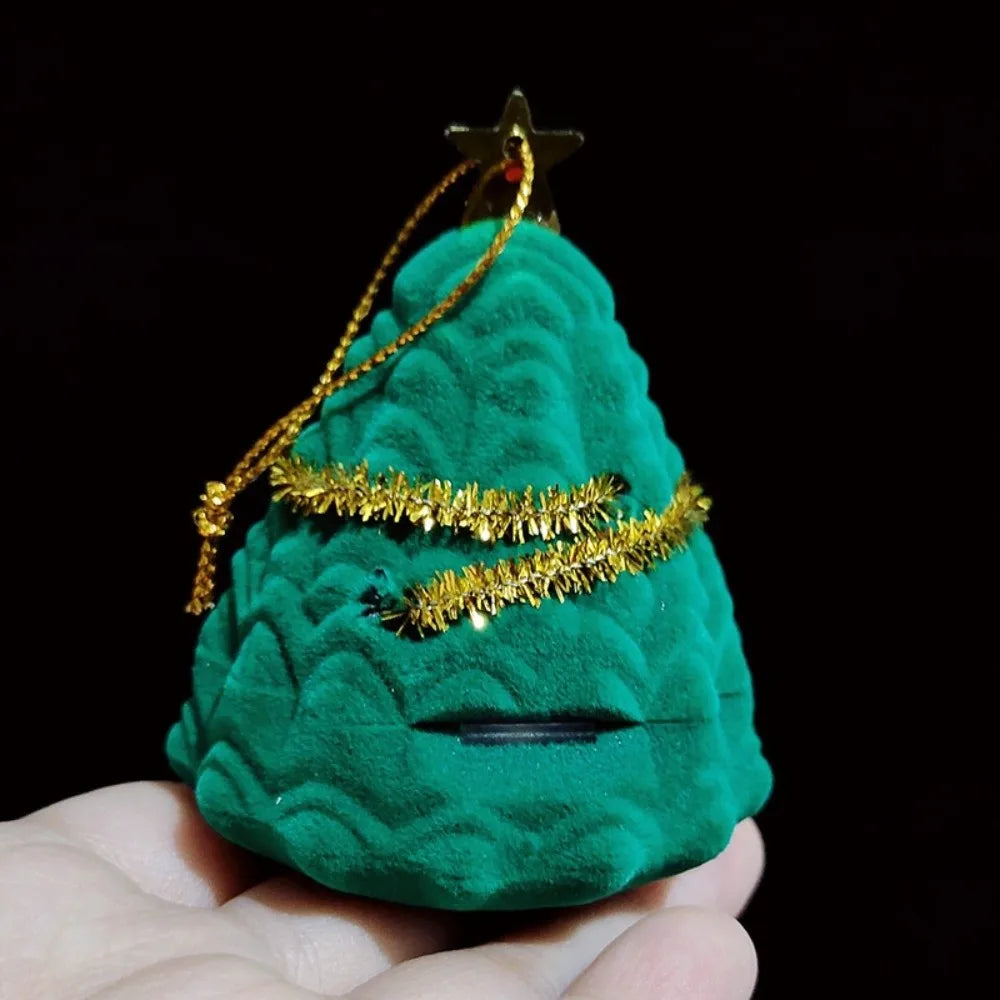 Weihnachten Glocke Weihnachten Schmuck Box Schneemann Hochzeit Weihnachten Baum Ornament Anti-kollision Strömten Santa Claus Ringe Box Geschenke