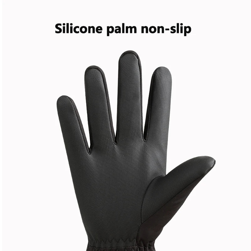 Winter Paar Ski Handschuhe Verdickte Thermo Handschuhe Einstellbare Schließen Nicht-slip Touchscreen Handschuhe Wasserdicht Kälte-beweis