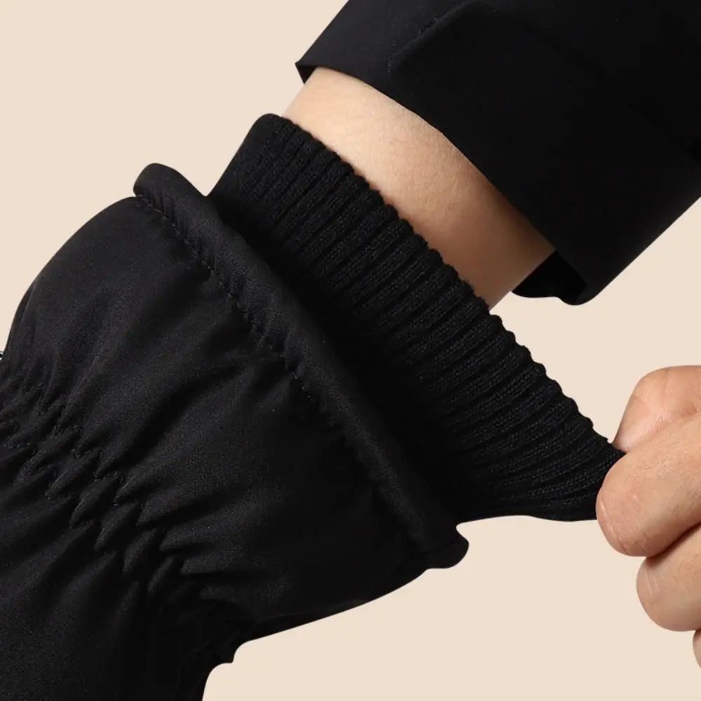 Winter Paar Ski Handschuhe Verdickte Thermo Handschuhe Einstellbare Schließen Nicht-slip Touchscreen Handschuhe Wasserdicht Kälte-beweis