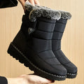 Frauen Stiefel 2025, Trend Winter Schuhe Für Frauen Winter Stiefel Knöchel Low Heels Botas Mujer Wasserdichte Schnee Stiefel Mit Pelz schuhe