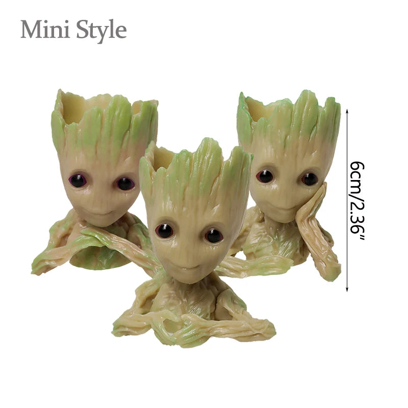Home Dekoration Handwerk Miniatur Modell Büro Desktop Display Cartoon Groot Figuren Handwerk Dekor Baum Mann Ornament 5CM