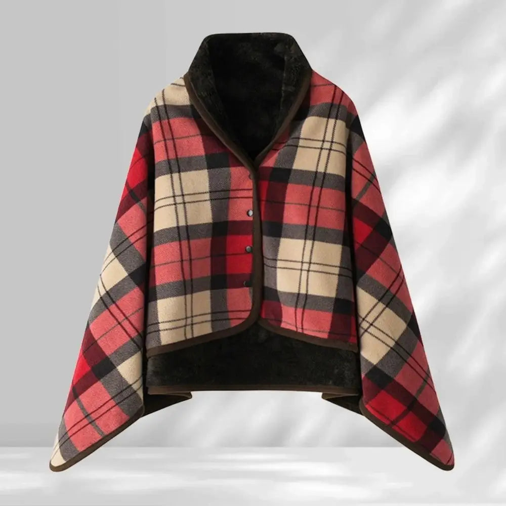 Lazy Plaid Tragbare Decke verdicken weiche lässige Bürodecke mit Knopf warme Home Schal Decke Winter