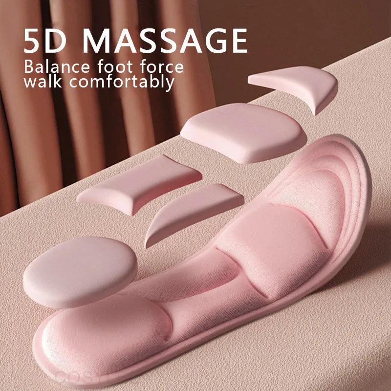 5D Massage Memory Foam Einlegesohlen Für Schuhe Sohle Atmungsaktive Kissen Sport Lauf Einlegesohlen Für Füße Orthopädische Einlegesohlen