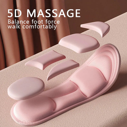 5D Massage Memory Foam Einlegesohlen Für Schuhe Sohle Atmungsaktive Kissen Sport Lauf Einlegesohlen Für Füße Orthopädische Einlegesohlen