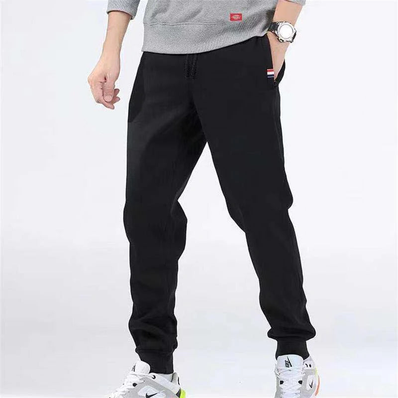 Winter Lammwolle Warme Casual Hosen männer Fitness Jogging Jogginghose Männlich Solide Kordelzug Böden Fleece Gerade Hosen M-5Xl